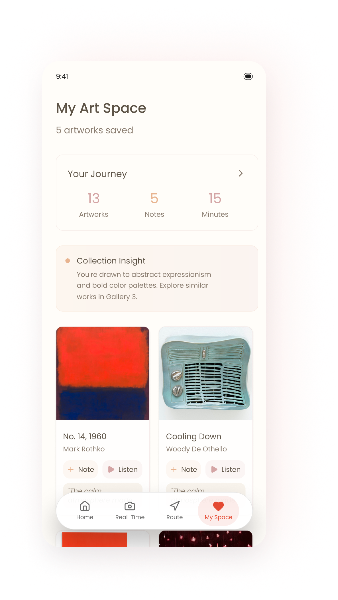 SeeMOMA personal art space screen