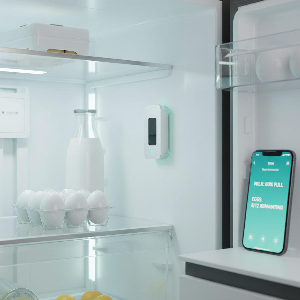 FreshSense app in fridge